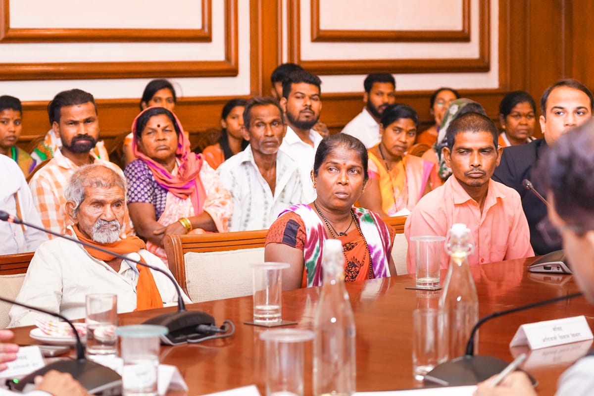 Lands received by Katkari families