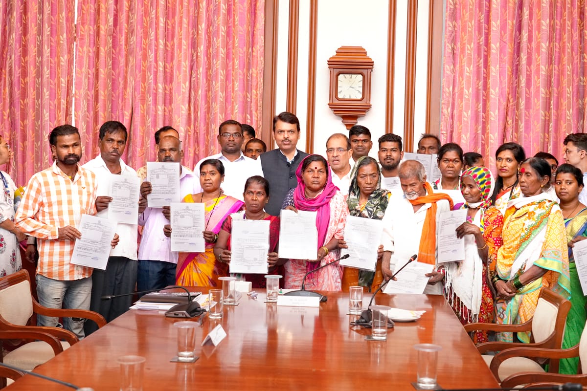 Lands received by Katkari families