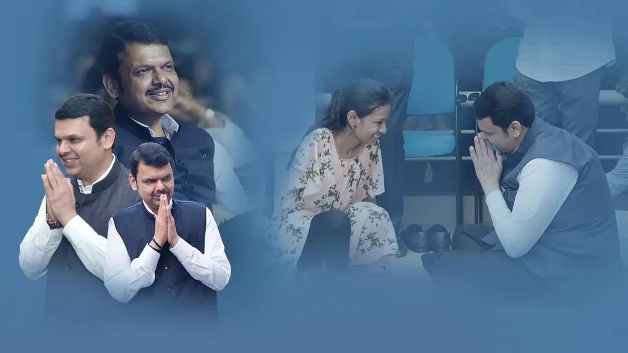 लाडक्या बहिण - Devendra with Bhavna mam.